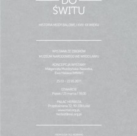 [Zaproszenie] Od zmierzchu do świtu. Historia mody balowej XVIII-XX wieku..