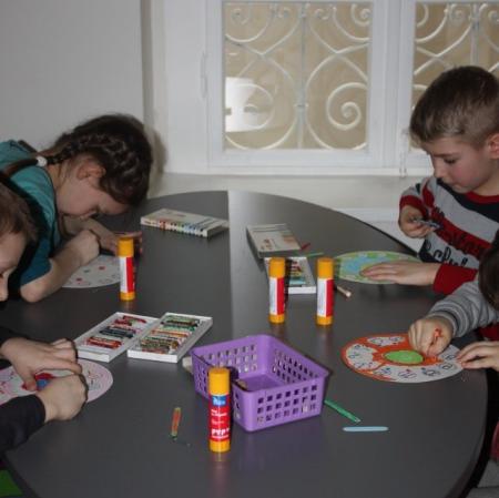 Uczestnicy podczas pracy.