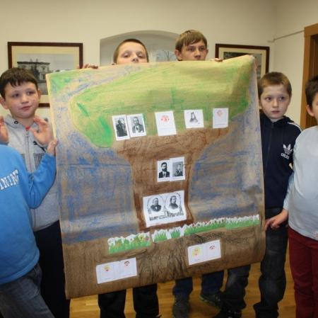 Prezentacja pracy wykonanej  podczas warsztatów "Drzewo pokoleń"