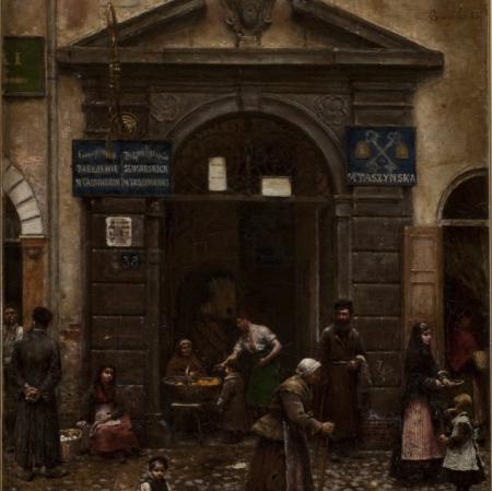 Alekander Gierymski, Old Town Gate, 1883, Collection of Muzeum Sztuki in Łódź