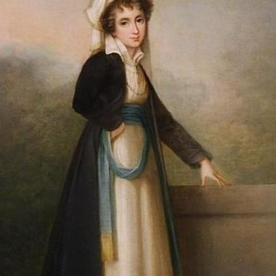 Maria Cecylia Cosway, Portret Izabeli z Flemmingow Czartoryskiej (fragment), ok. 1790 r., zbiory Fundacji Książąt Czartoryskich w Krakowie