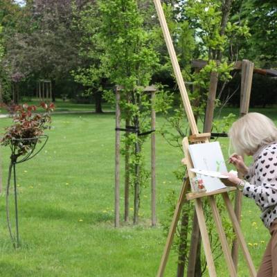 Warsztaty malarskie w ogrodzie