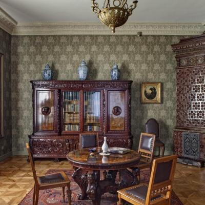 Biblioteka na piętrze Pałacu Herbsta