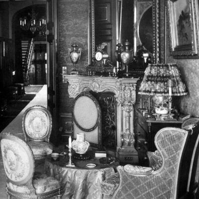 Wnętrza Pałacu Herbsta, zdjęcie archiwalne