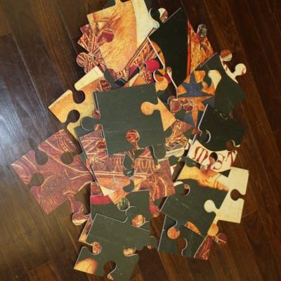 Puzzle wykorzystywane podczas zajęć edukacyjnych