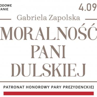 Plakat reklamujący wydarzenie Narodowego Czytania