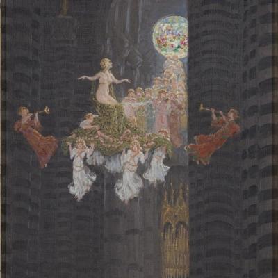 Edward Okuń, Bajka, 1913 r., zbiory Muzeum Sztuki w Łodzi