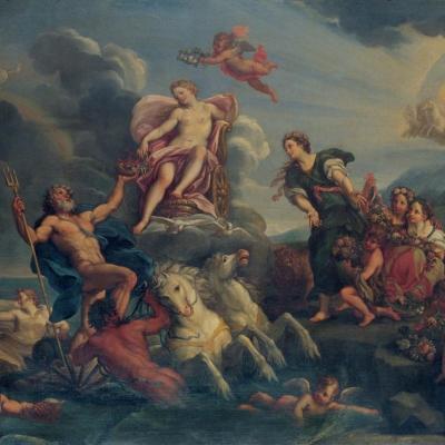 Giuseppe Bartolomeo Chiari, Triumf Wenus, pocz. XVIII w., zbiory Muzeum Pałac Herbsta, oddziału Muzeum Sztuki w Łodzi