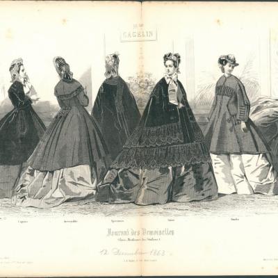 Ilustracja z Journal des Demoiselles, 1863, źródło Polona