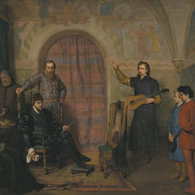 Wojciech Gerson, Zygmunt August wdowcem, 1866, zbiory Muzeum Pałac Herbsta, oddziału Muzeum Sztuki w Łodzi