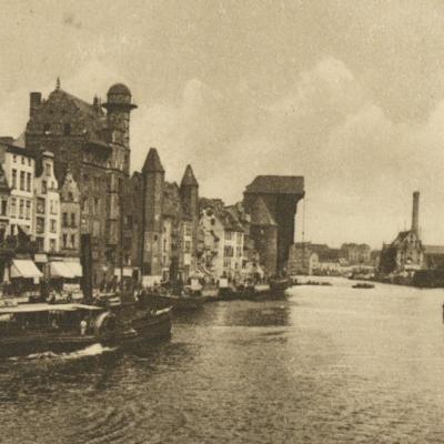 Czarno-białe zdjęcie Gańska