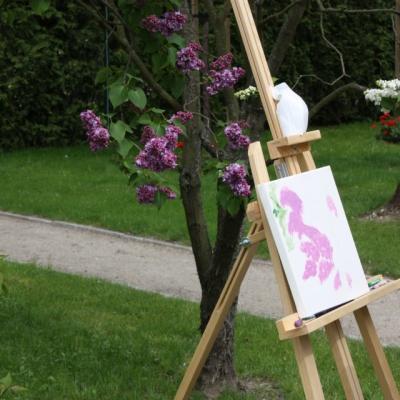 Warsztaty malarskie w ogrodzie