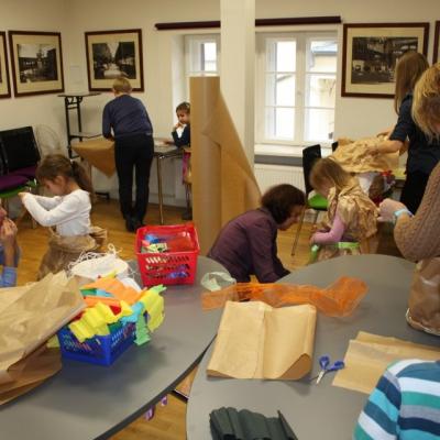 Uczestnicy warsztatów rodzinnych