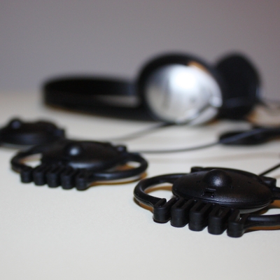 Zbliżenie na słuchawki